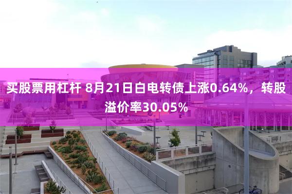 买股票用杠杆 8月21日白电转债上涨0.64%，转股溢价率30.05%